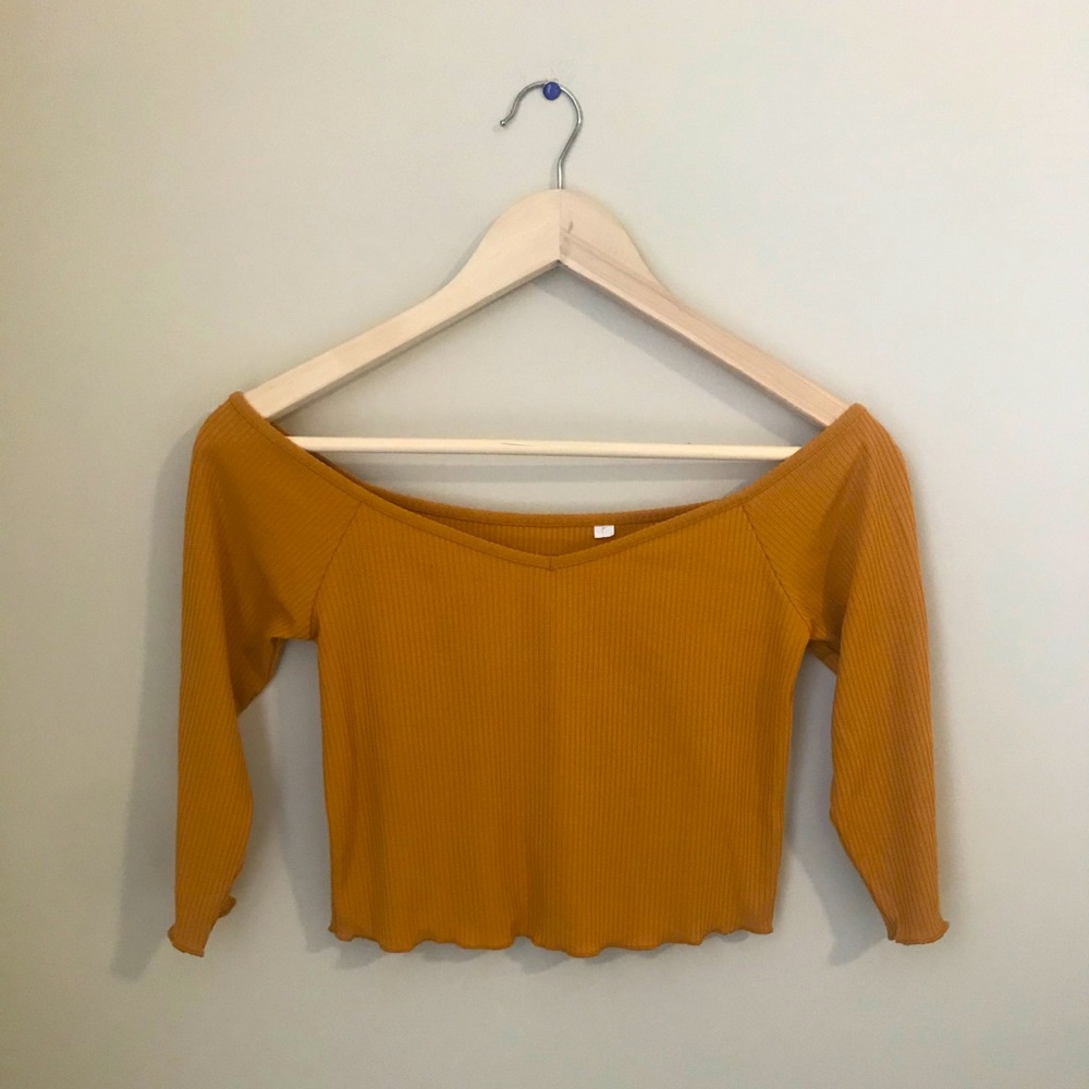 PacSun Off the Shoulder Crop Top